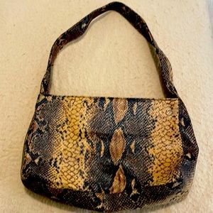 Arden B. Snake Print Shoulder Bag